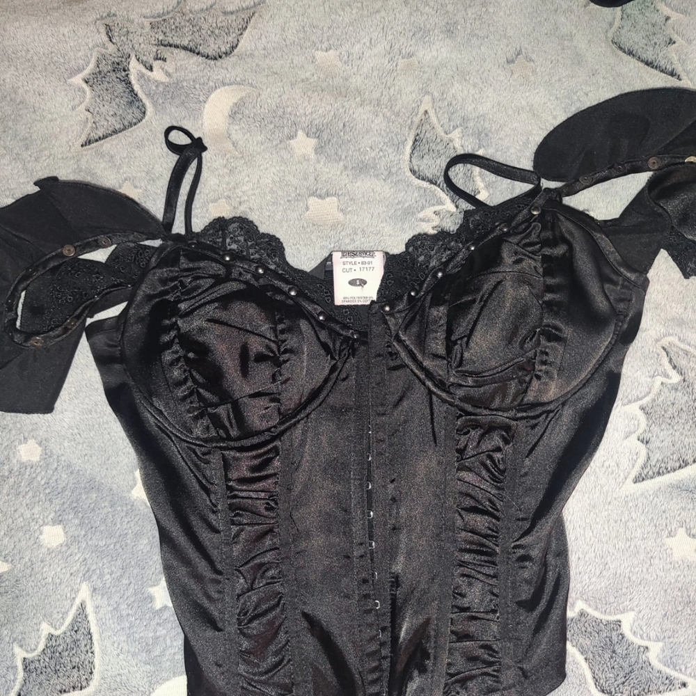 Vintage early 2000's lip service corset
